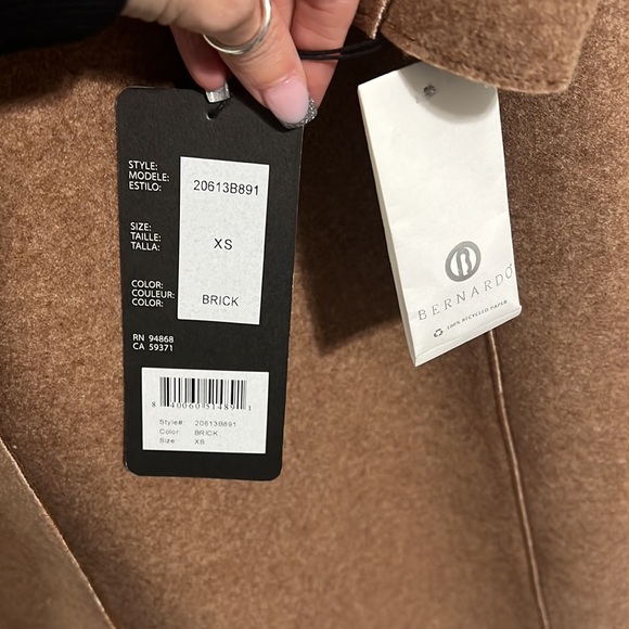 Bernardo wool trench coat - Picture 3 of 3